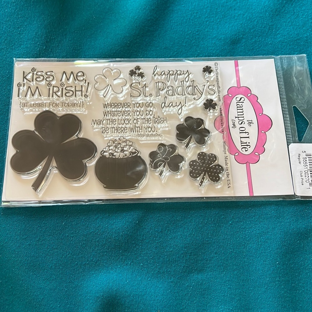 NWT TSOL Shamrocks4Us stamps